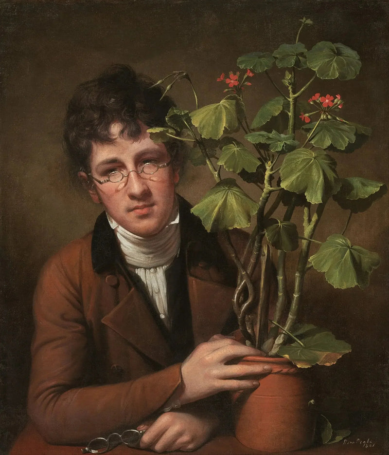 Rubens Peale ile bir sardunya - Rembrandt Peale