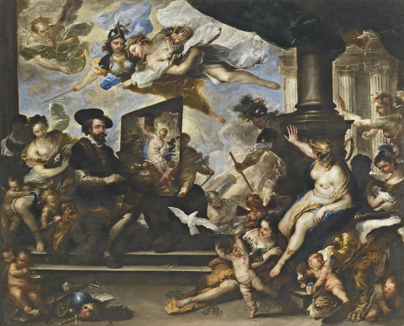 Rubens peignant 