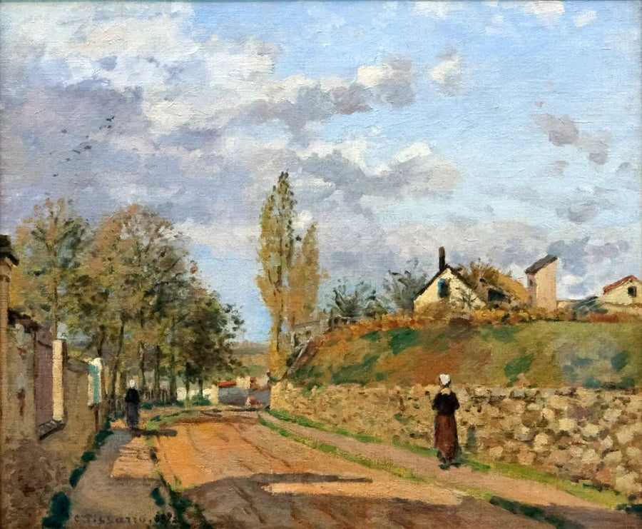 Beaujour Caddesi, Pontoise - Camille Pissarro