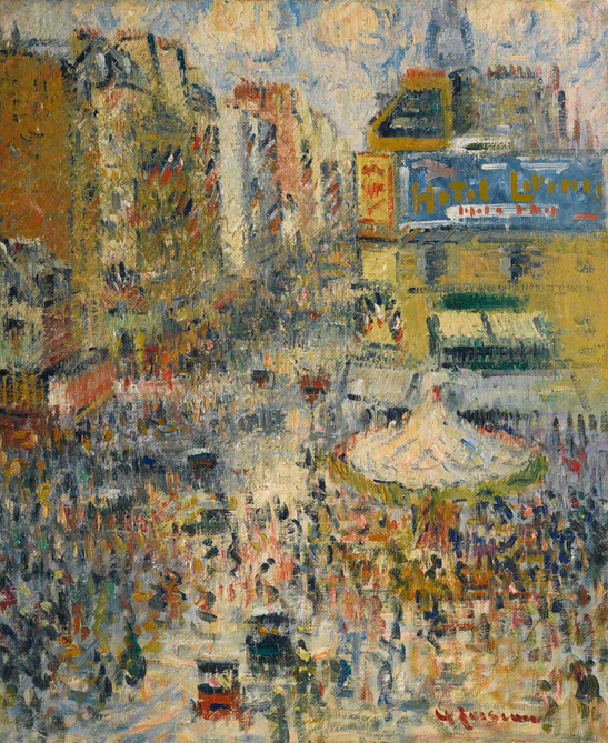 RUE DE CLIGNANCOURT SOLEIL LE QUATORZE JUILLET - Gustave Loiseau - Alpha Reproduction