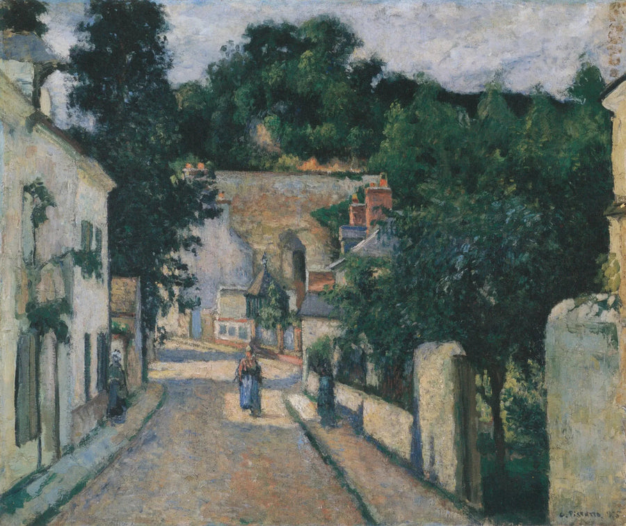 Hermitage Caddesi, Pontoise - Camille Pissarro