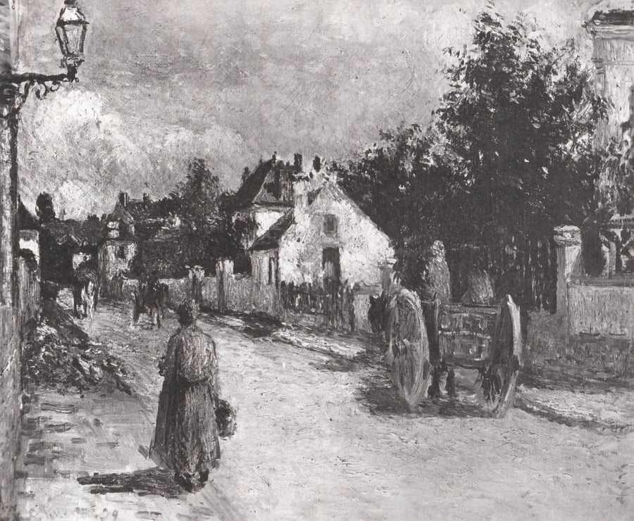 Hermitage Caddesi, Pontoise (1879) - Camille Pissarro