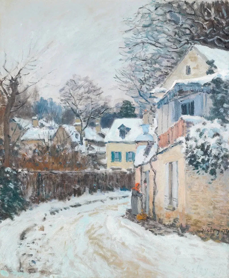 Prenses Caddesi, kış - Alfred Sisley