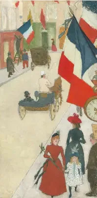 Paris'te 14 Temmuz, Rue de Parme - Pierre Bonnard