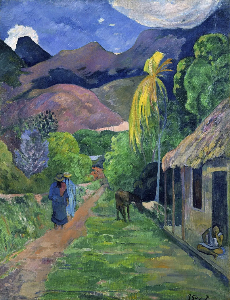 Tahiti Caddesi - Paul Gauguin