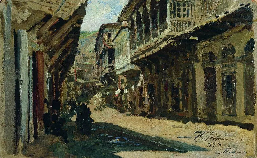 Rue de Tiflis - Ilya Repin - Alpha Reproduction