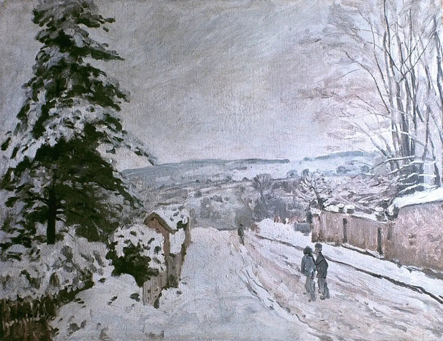 Louveciennes'deki Uçan Kalp Sokağı - Alfred Sisley