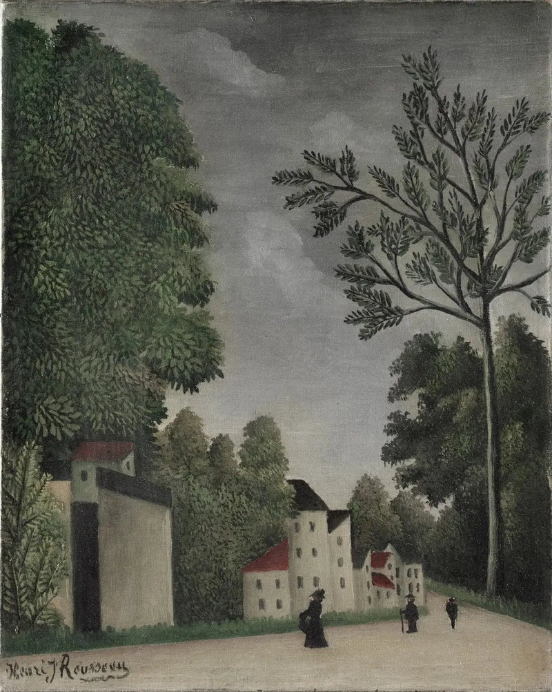 Köy Sokağı - Henri Rousseau