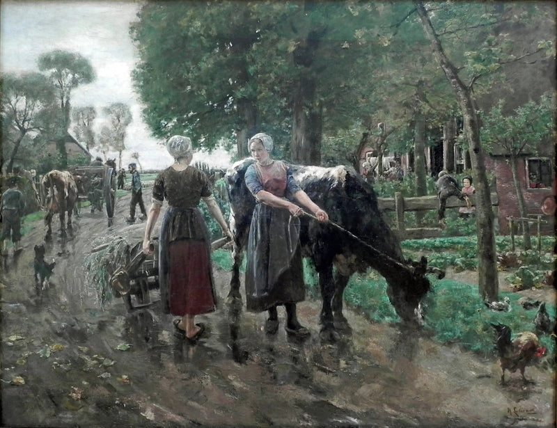 Hollanda Köyü Sokağı - Max Liebermann