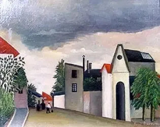 Banliyö Sokak - Henri Rousseau