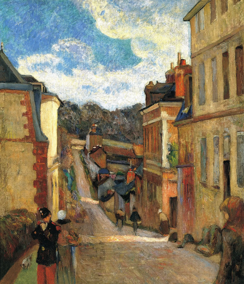 Rouen'deki Rue Jouvenet - Paul Gauguin