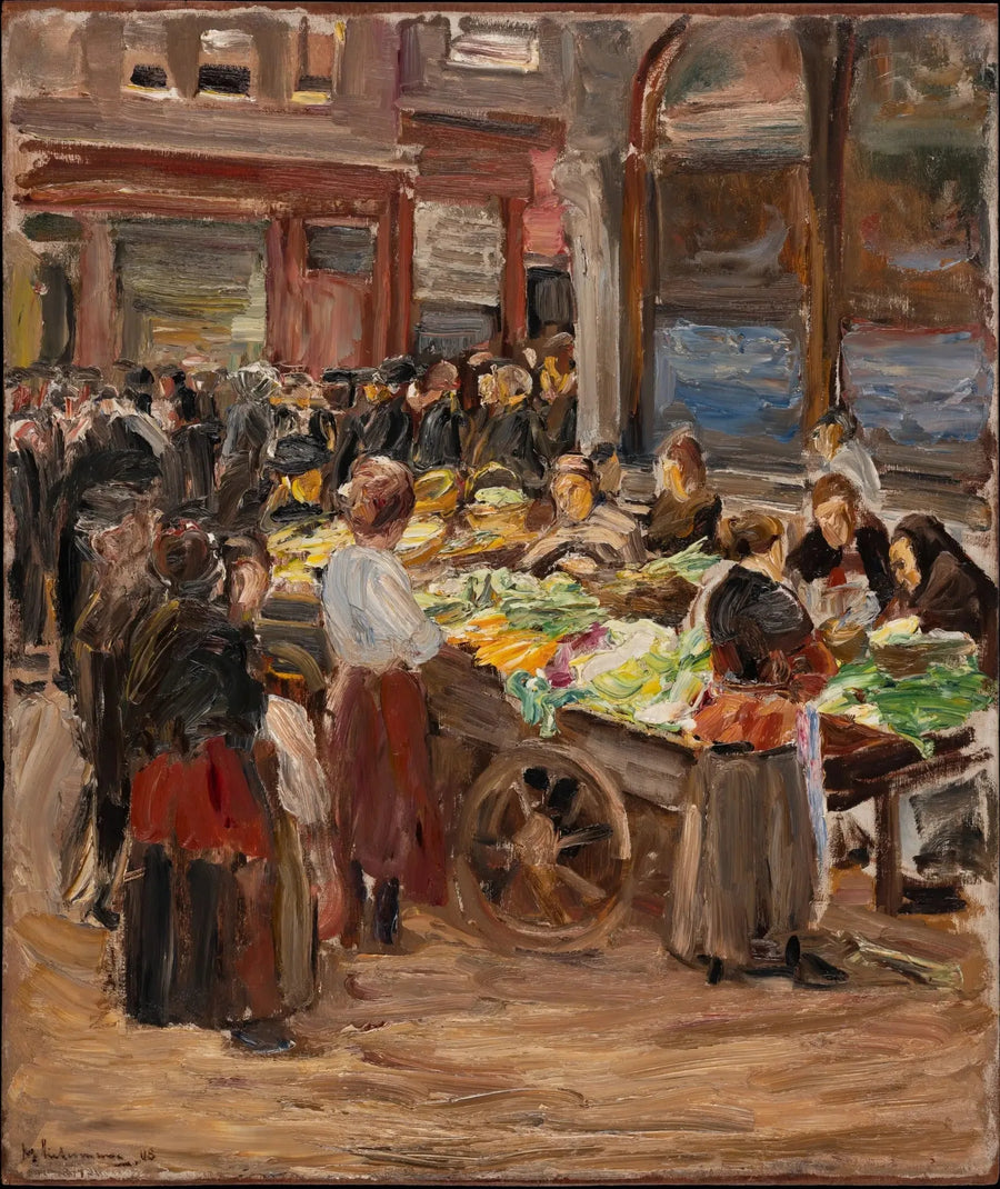 Amsterdam Yahudi Sokağı - Max Liebermann
