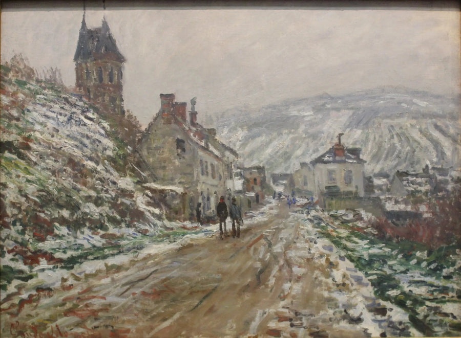 Köy Sokağı, Vétheuil. - Claude Monet