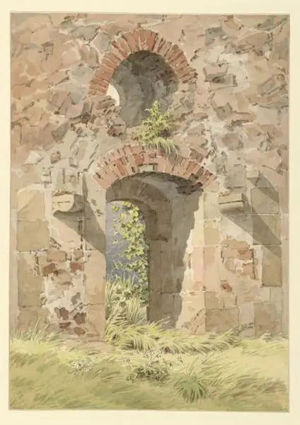Heiligen Kreuz Kapısı Harabesi, Meissen - Caspar David Friedrich