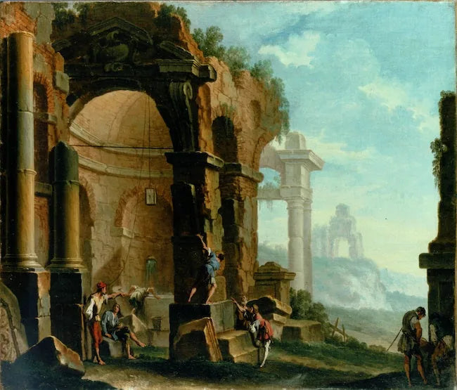 Antik Harabeler ve Figürler - Sebastiano Ricci