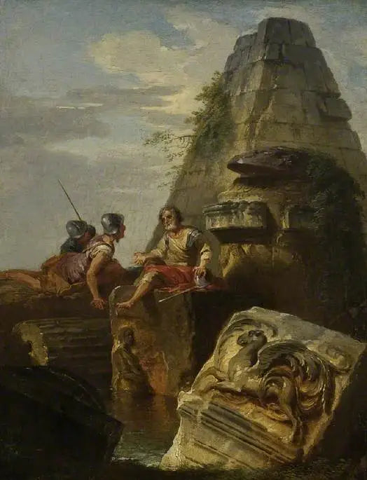 Ruines avec figures - Giovanni Paolo Panini - Alpha Reproduction