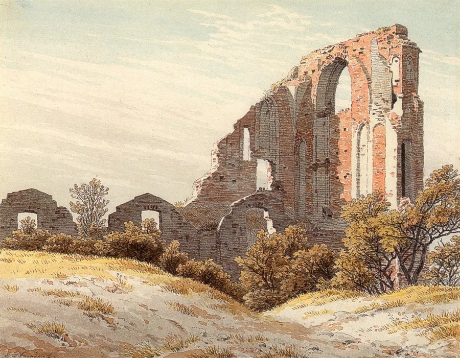 Eldena Manastırı Kalıntıları - Caspar David Friedrich