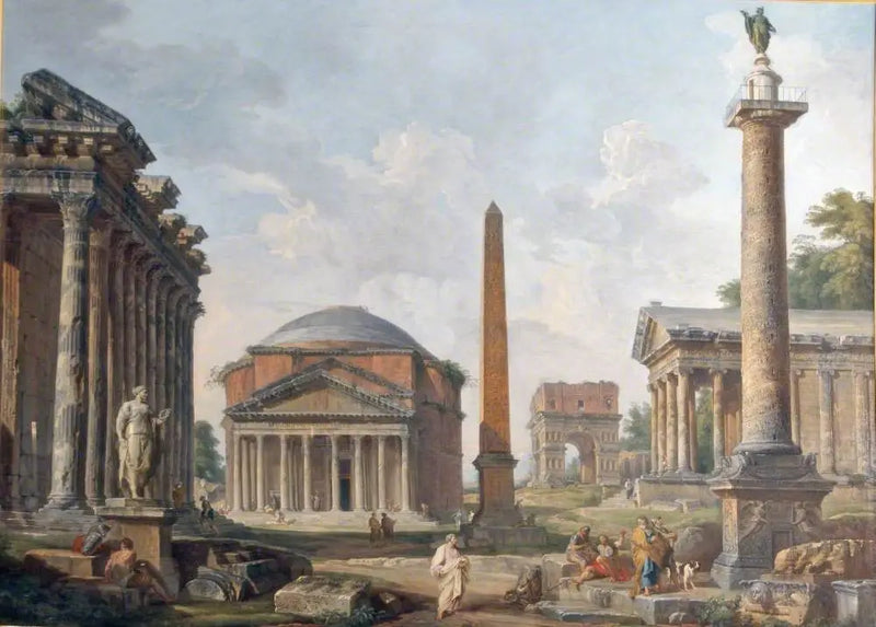 Roma Harabeleri - Giovanni Paolo Panini