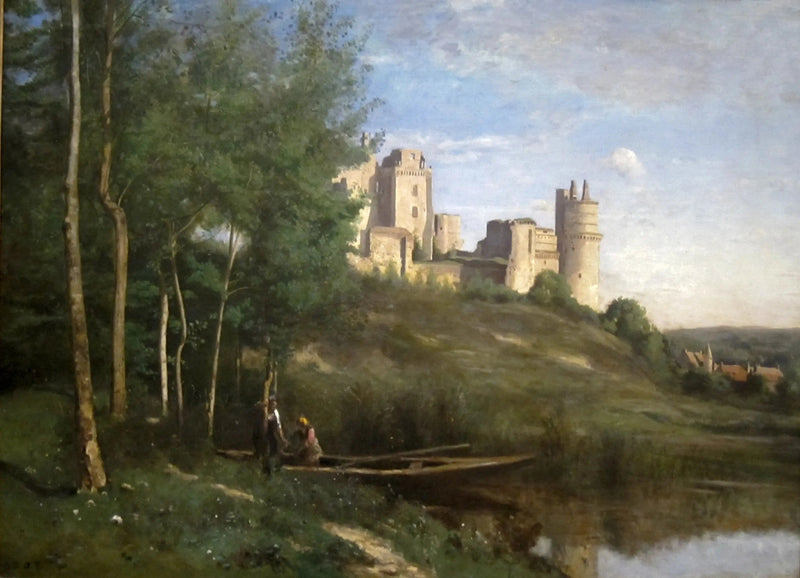 Pierrefonds Kalesi Harabeleri - Jean-Baptiste Camille Corot