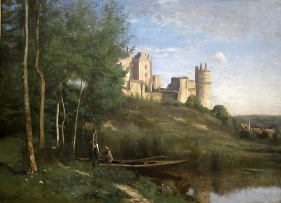 Pierrefonds Kalesi Harabeleri - Jean-Baptiste Camille Corot