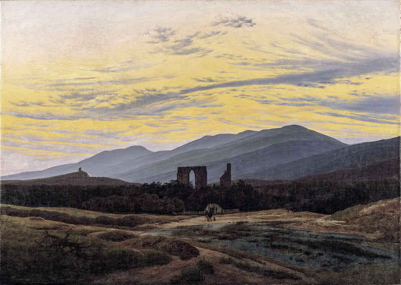Eldena Manastırı'nın Harabeleri, Devler Dağı - Caspar David Friedrich