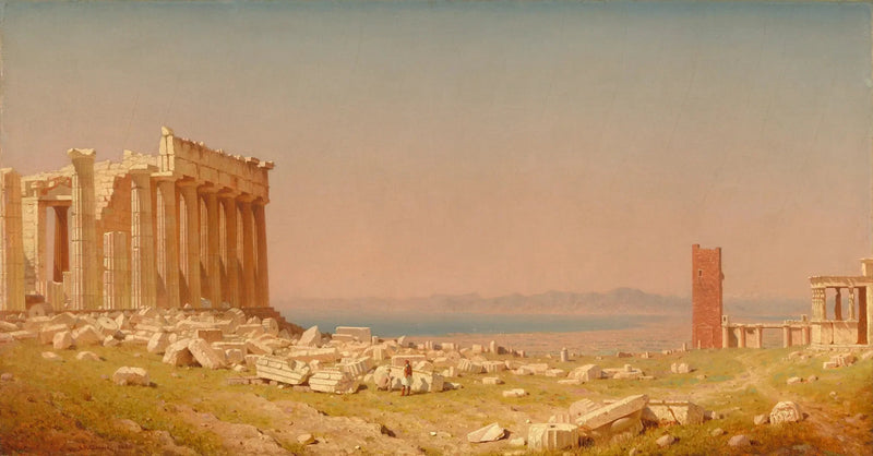 Parthenon Harabeleri - Sanford Robinson Gifford