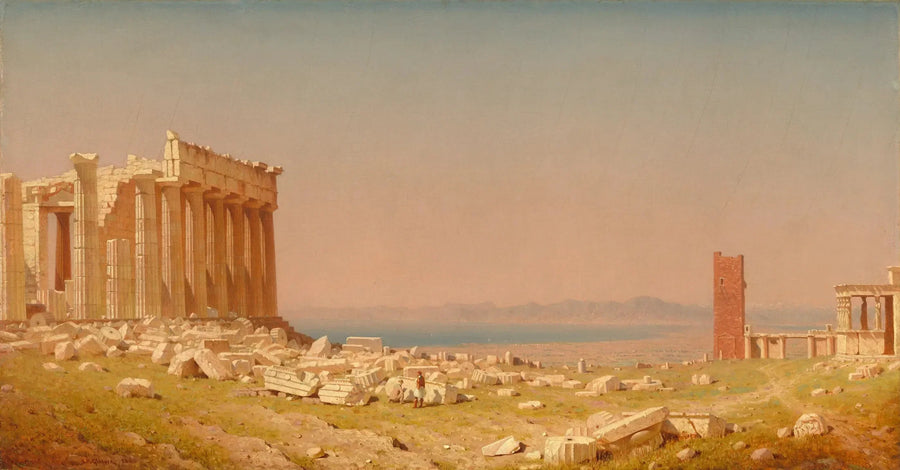 Parthenon Harabeleri - Sanford Robinson Gifford