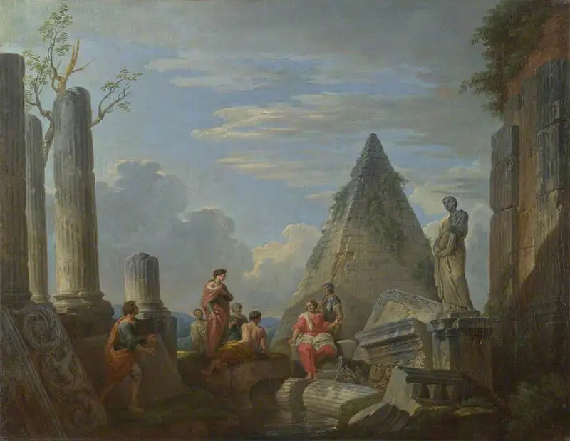 Roma Harabeleri ve Figürler - Giovanni Paolo Panini