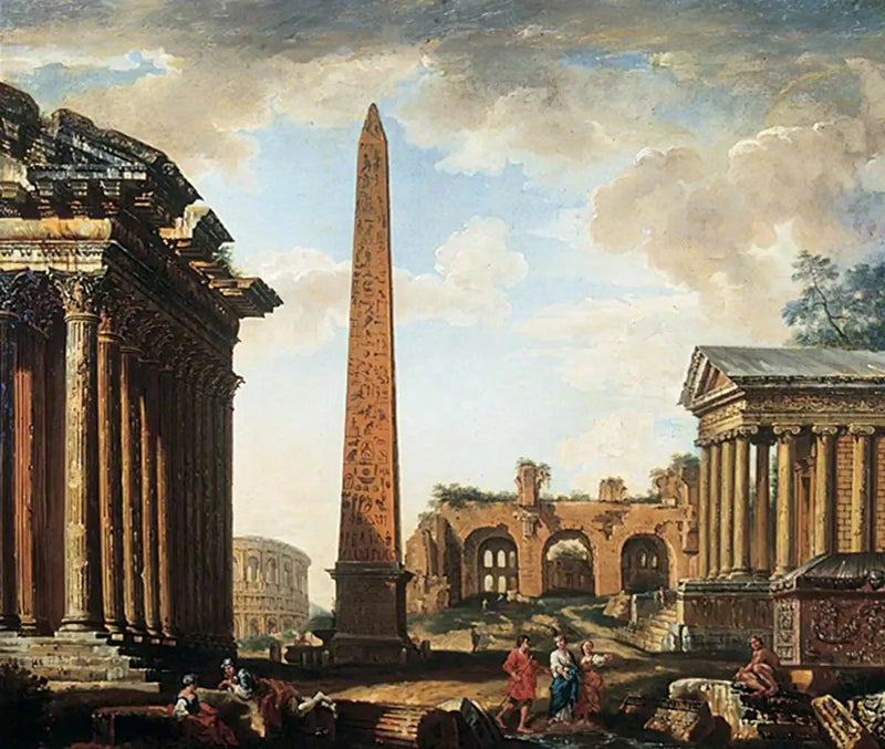 Roma Harabeleri - Giovanni Paolo Panini