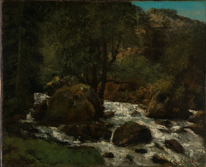 Orman Çayı, Jura - Gustave Courbet