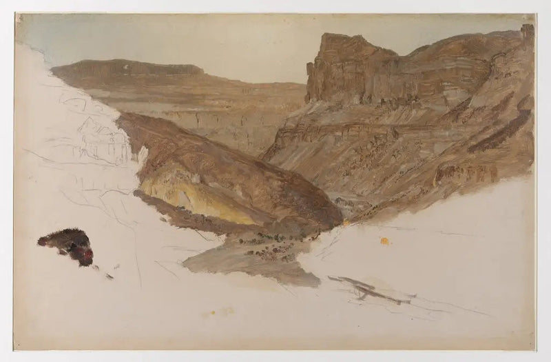 Dağ Çayı, Yemen Vadisi, Filistin - Frederic Edwin Church