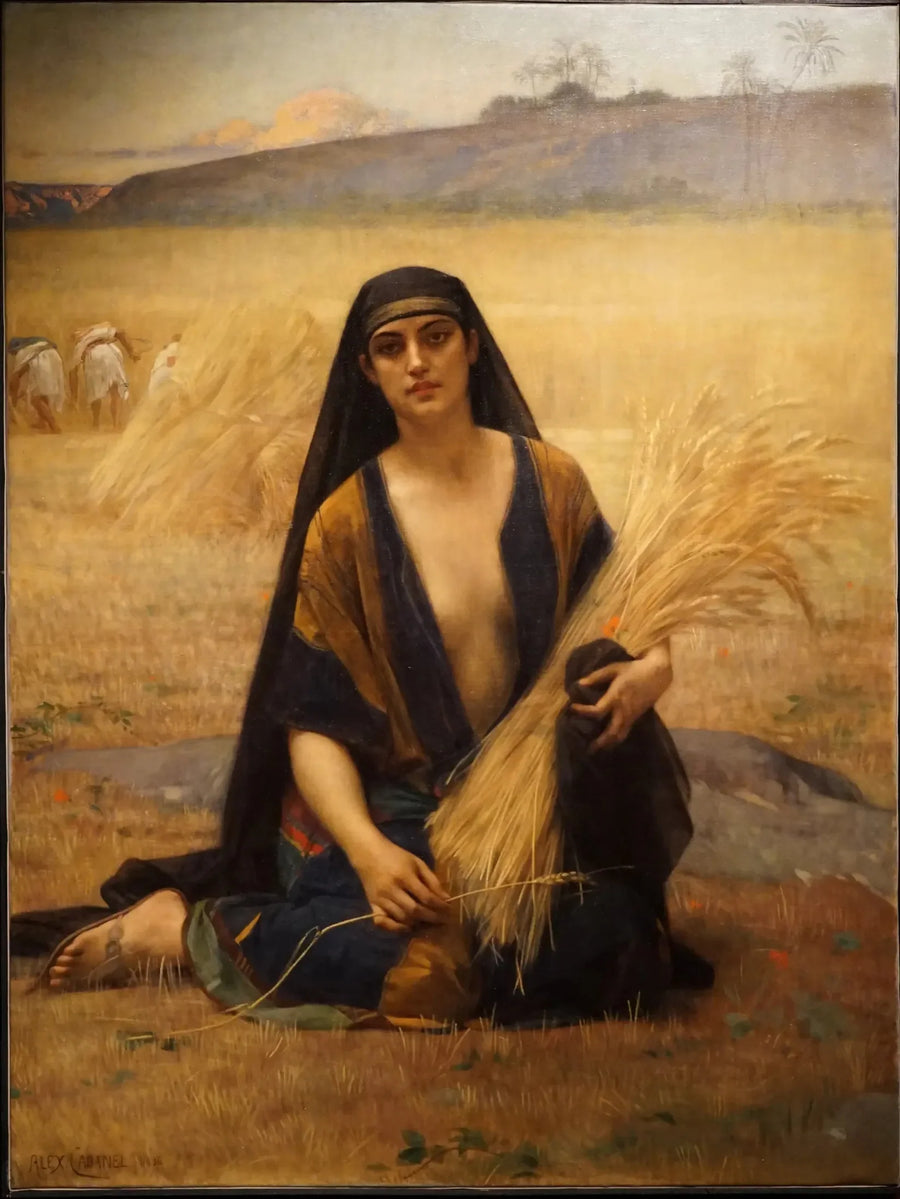 Booz tarlalarında parıldayan Ruth - Alexandre Cabanel