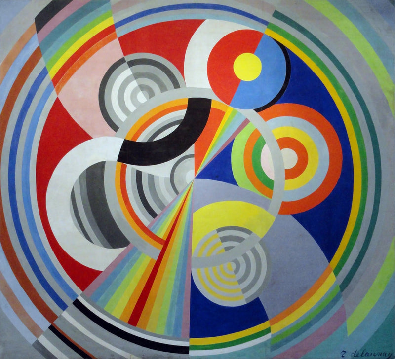 Ritim No:1, Tuileries Salonu için dekorasyon - Robert Delaunay