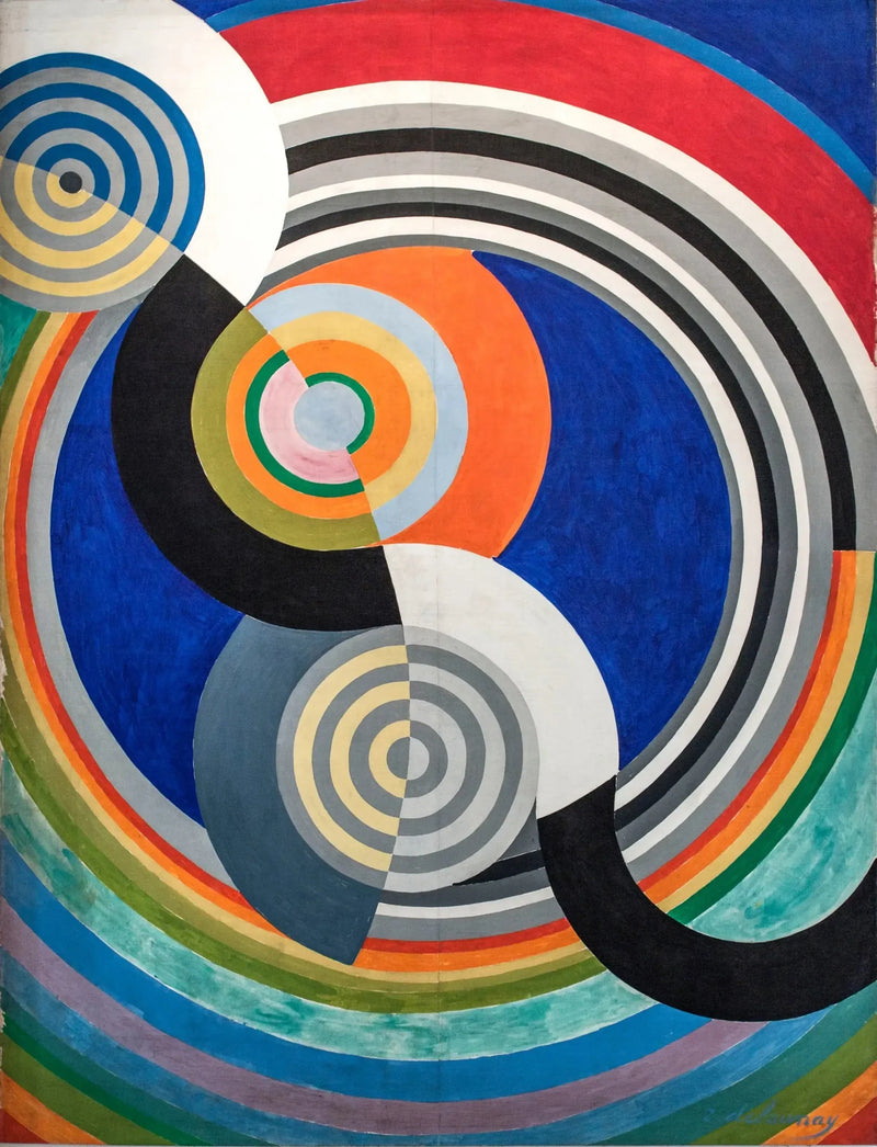 Ritim No:2, Tuileries Salonu için Dekorasyon - Robert Delaunay