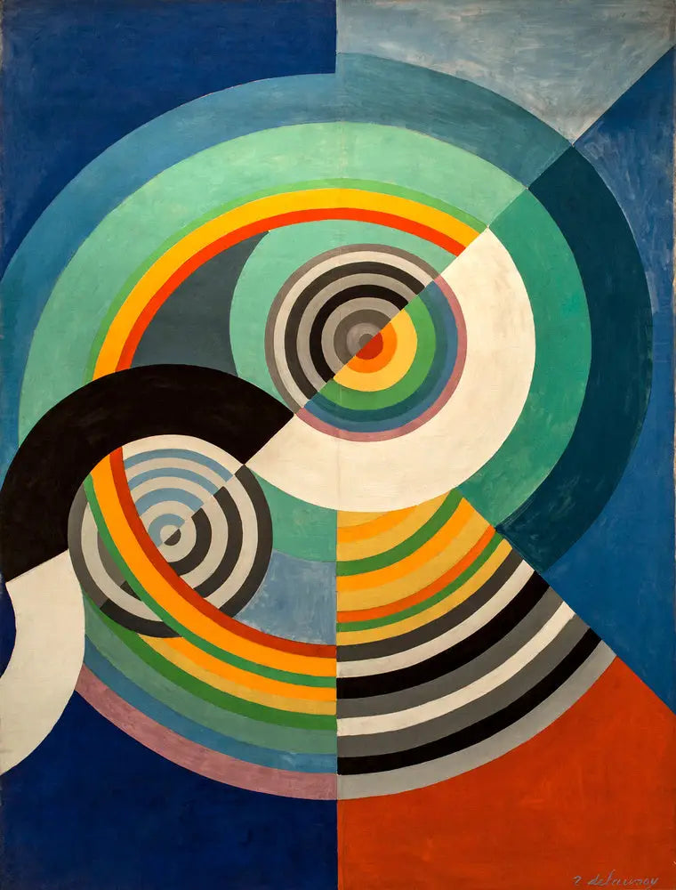 Ritim No:3, Tuileries Salonu için Dekorasyon - Robert Delaunay