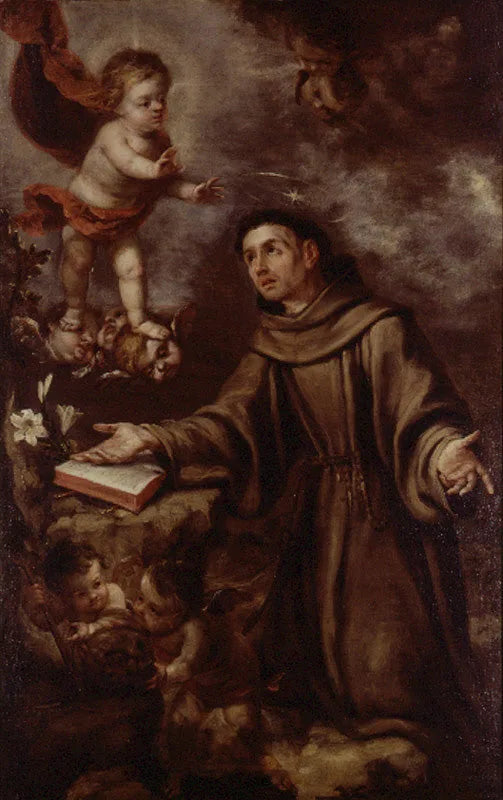 Padova'lı Aziz Antonius ve Çocuk İsaSan Antonio de Padua ve Çocuk İsa - Juan de Valdés Leal