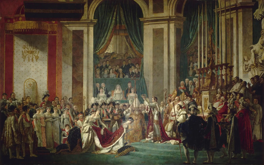 Napolyon I'in Taht'a Çıkışı ve İmparatoriçe Joséphine'in Taç Giyme Töreni - Jacques-Louis David