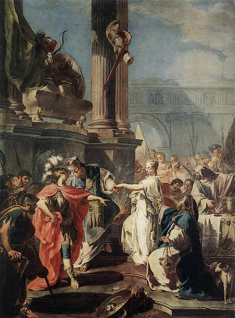 Polyxène Kurbanı - Giovanni Battista Pittoni