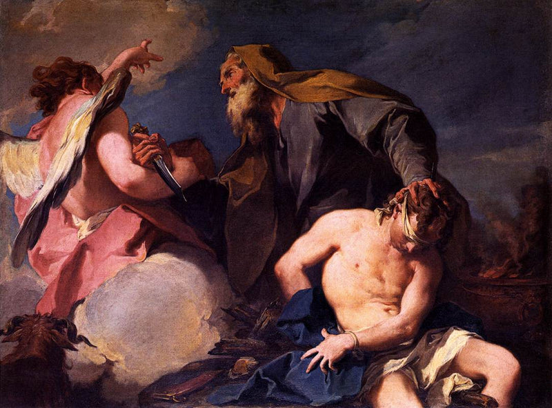 İbrahim'in Kurbanı - Giovanni Battista Pittoni