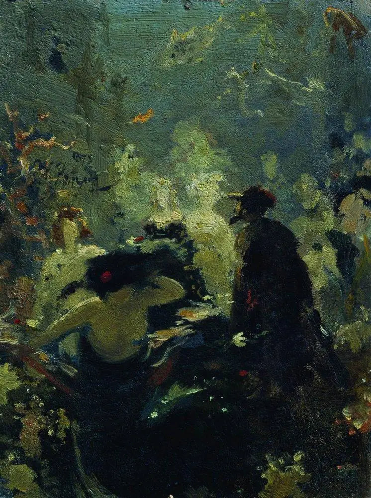 Sadko dans le royaume sous-marin. - Ilya Repin - Alpha Reproduction