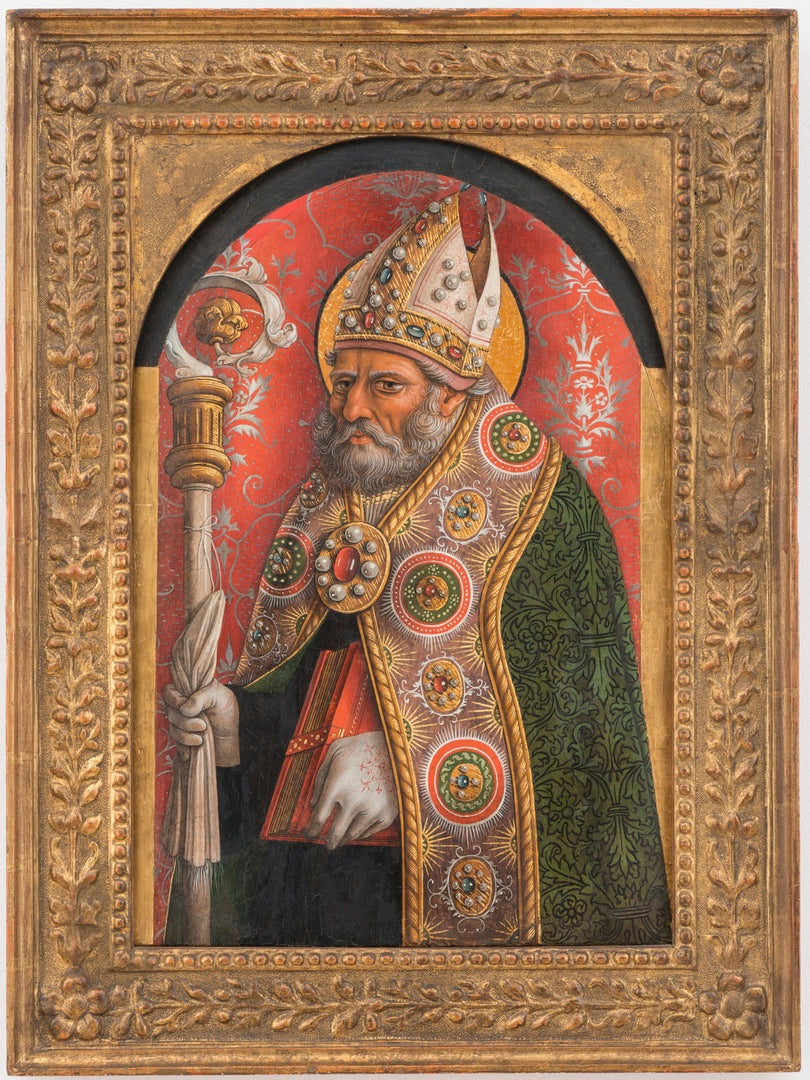 Saint Ambroise - Carlo Crivelli