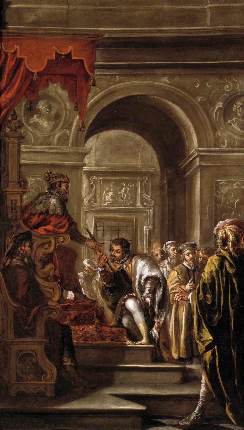 Saint Ambroise adlı Ligurya ve Emilia Valisi - Juan de Valdés Leal