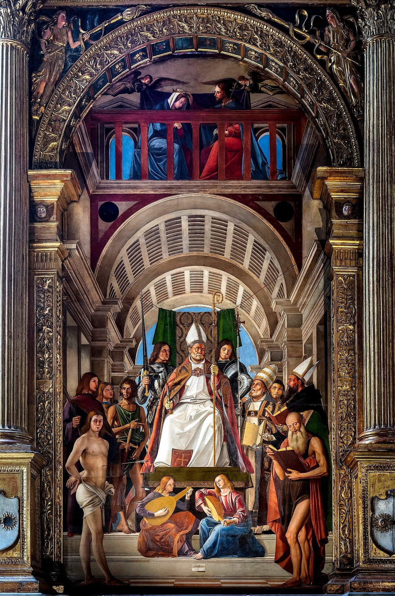 Saint Amroise des Milanais - Alvise Vivarini - Alpha Reproduction