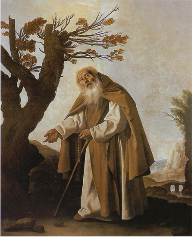 Saint Antoine Abbé - Francisco de Zurbarán