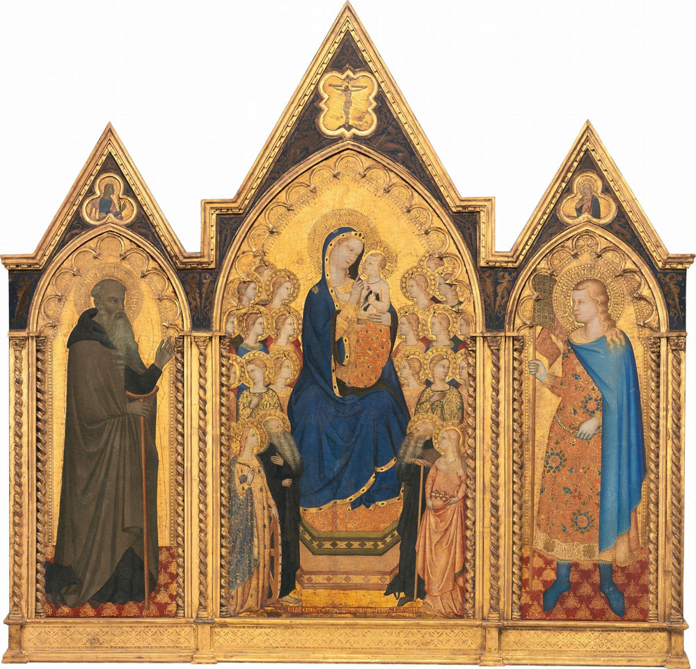 Saint Antoine Abbé [panneau de gauche] - Allegretto Nuzi - Alpha Reproduction