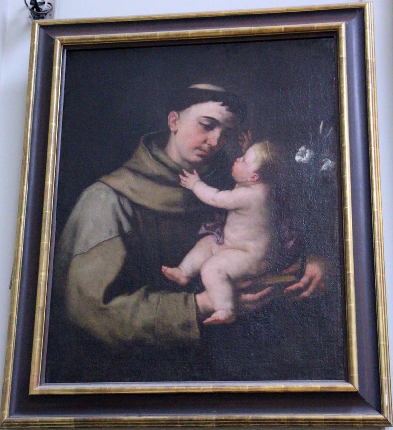 Saint Antoine de Padoue ve Çocuk İsa - Luca Giordano