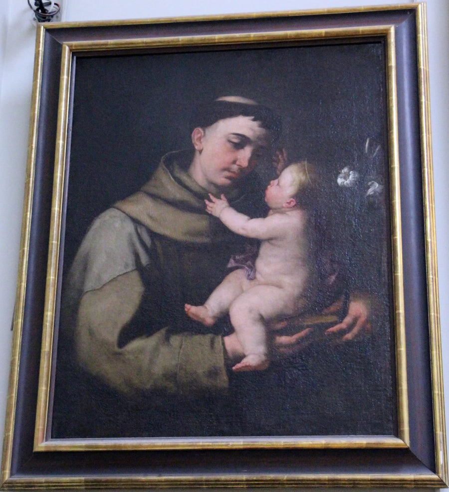 Saint Antoine de Padoue ve Çocuk İsa - Luca Giordano