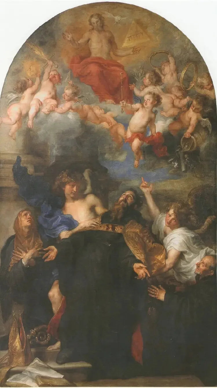Aziz Augustin Vecd İçinde - Antoine van Dyck