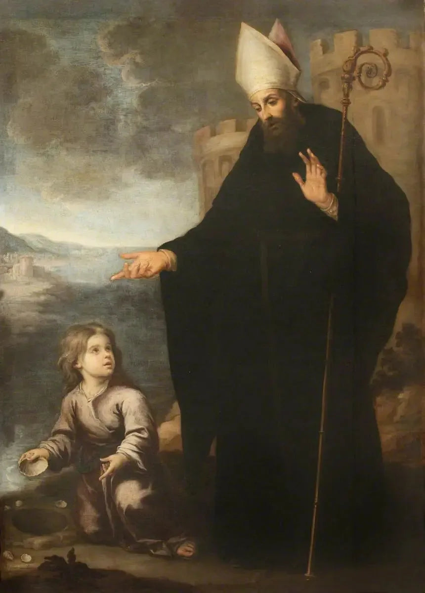 Aziz Augustin ve Teslis Gizemi - Bartolomé Esteban Murillo