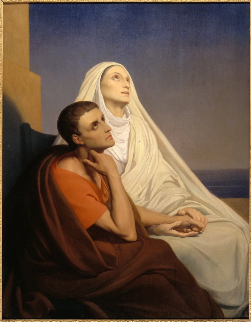 Aziz Augustin ve Azize Monika - Ary Scheffer